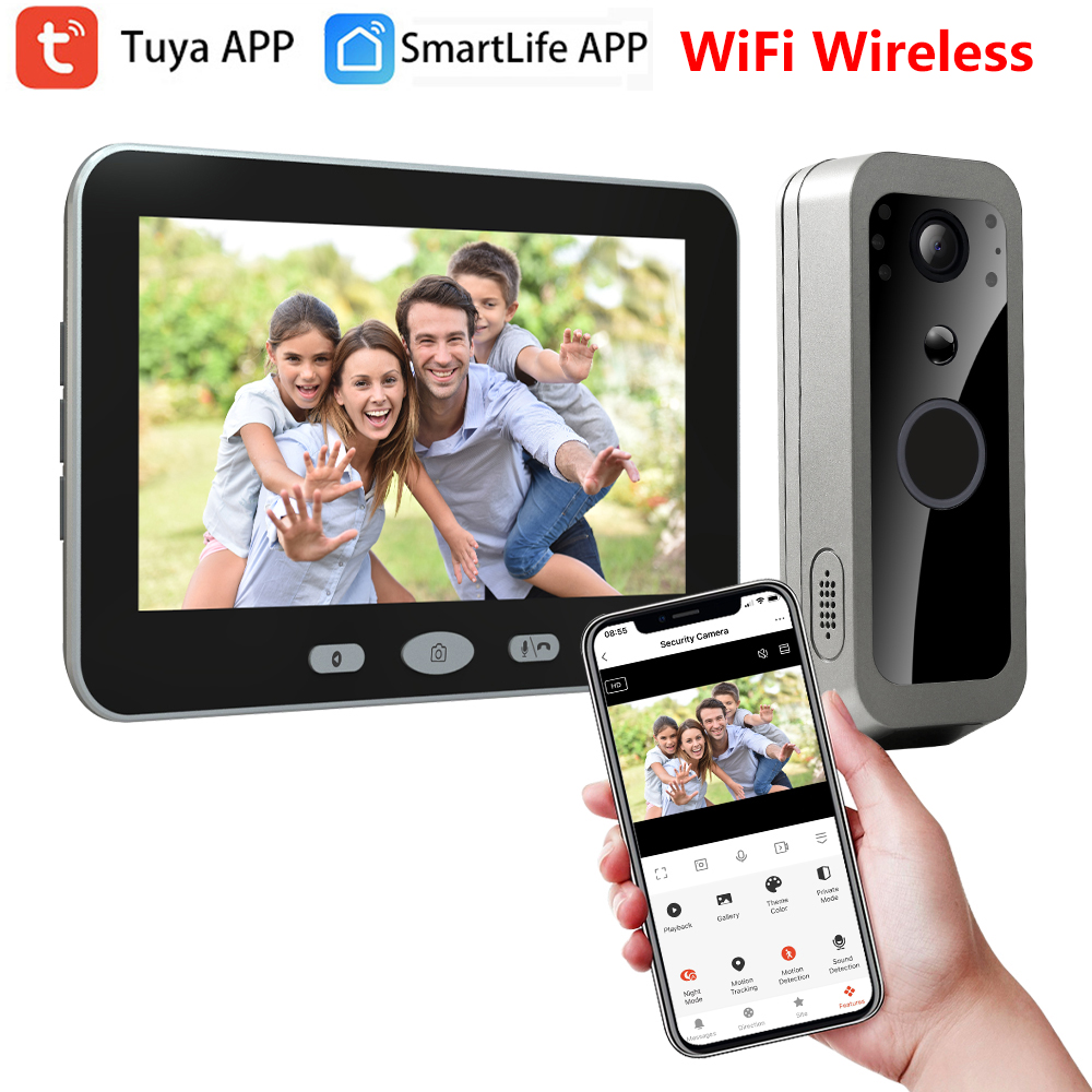 Smart Doorbell Wired - Tuya Smart Life 3MP 2.4G WIFI