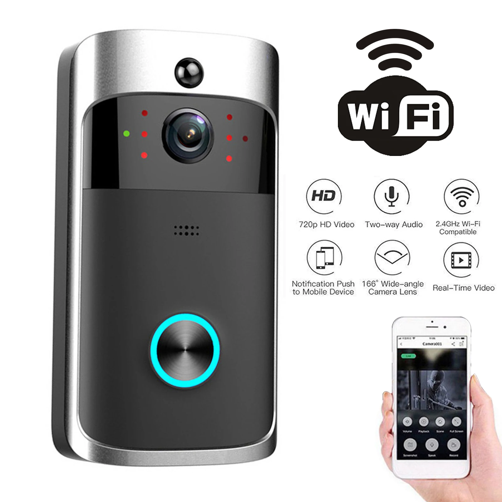2026 NEW V5 Video Door Bell Wi - đánh giá và giá Smart Doorbell Wired