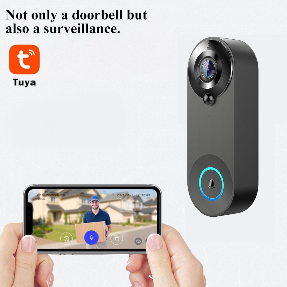 Tuya 1080P Wireless WIFI Doorb - đánh giá và giá Smart Doorbell Wired
