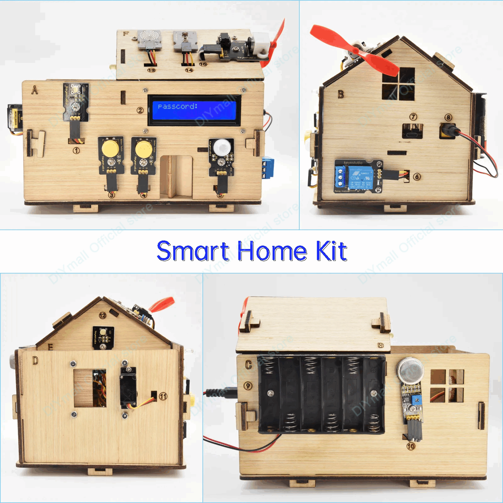 Keyestudio Smart IoT Home Kit  - đánh giá và giá Home Automation Arduino