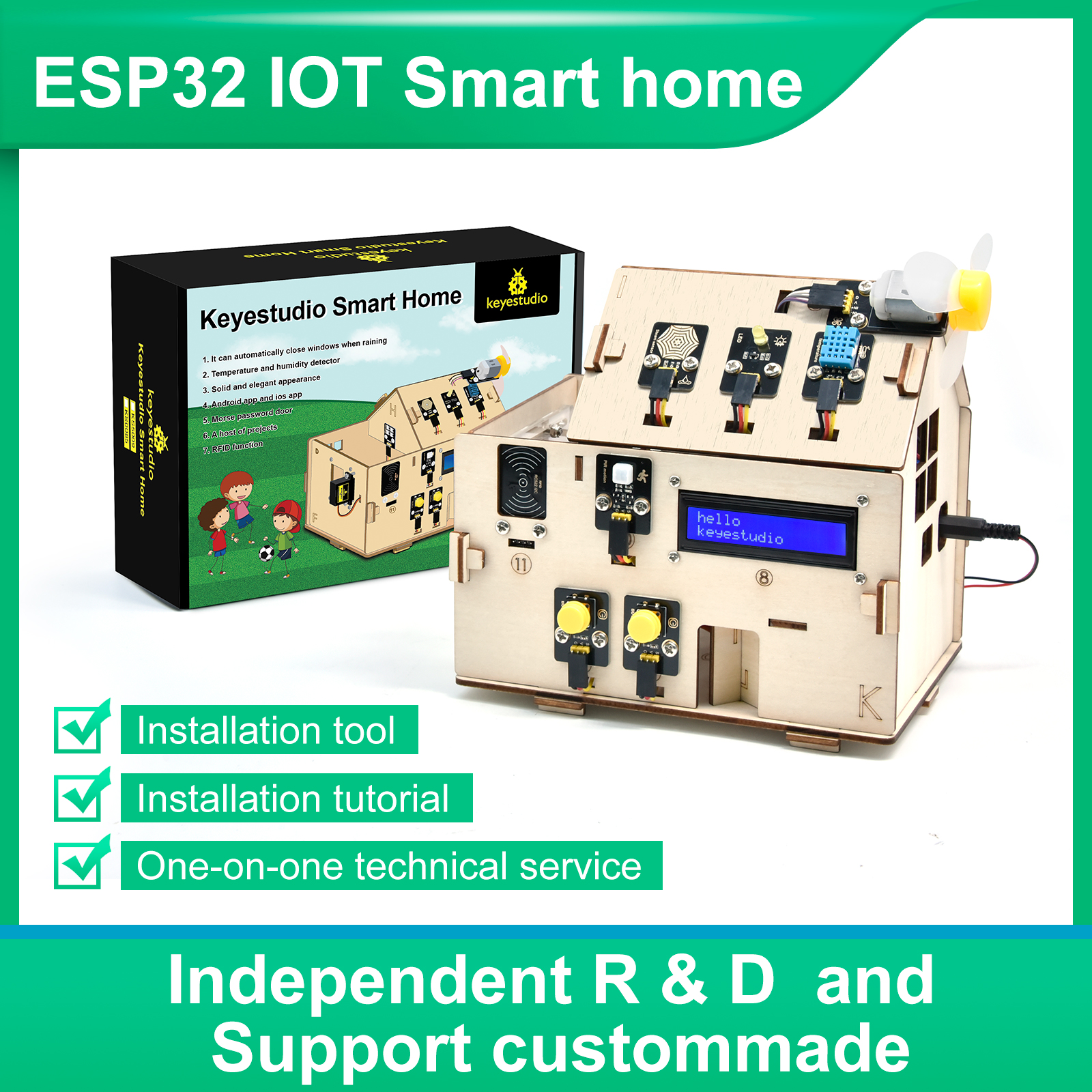 DIY Smart Home kit ESP32 Start - đánh giá và giá Home Automation Diy Kit