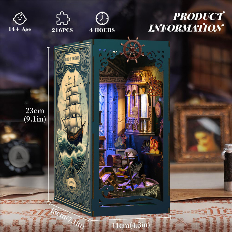 3D Wooden DIY Bookend Puzzle H - đánh giá và giá Home Automation Diy Kit