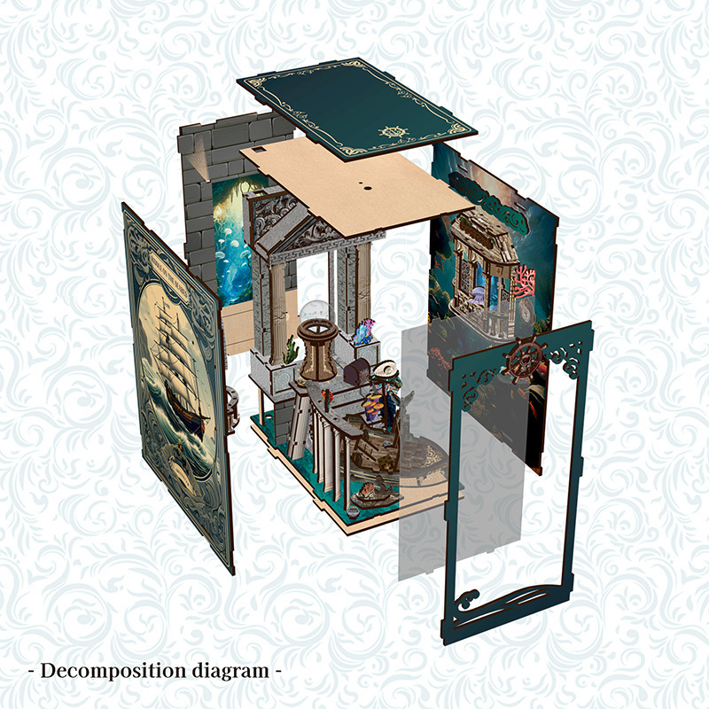 3D Wooden DIY Bookend Puzzle H - đánh giá và giá Home Automation Diy Kit