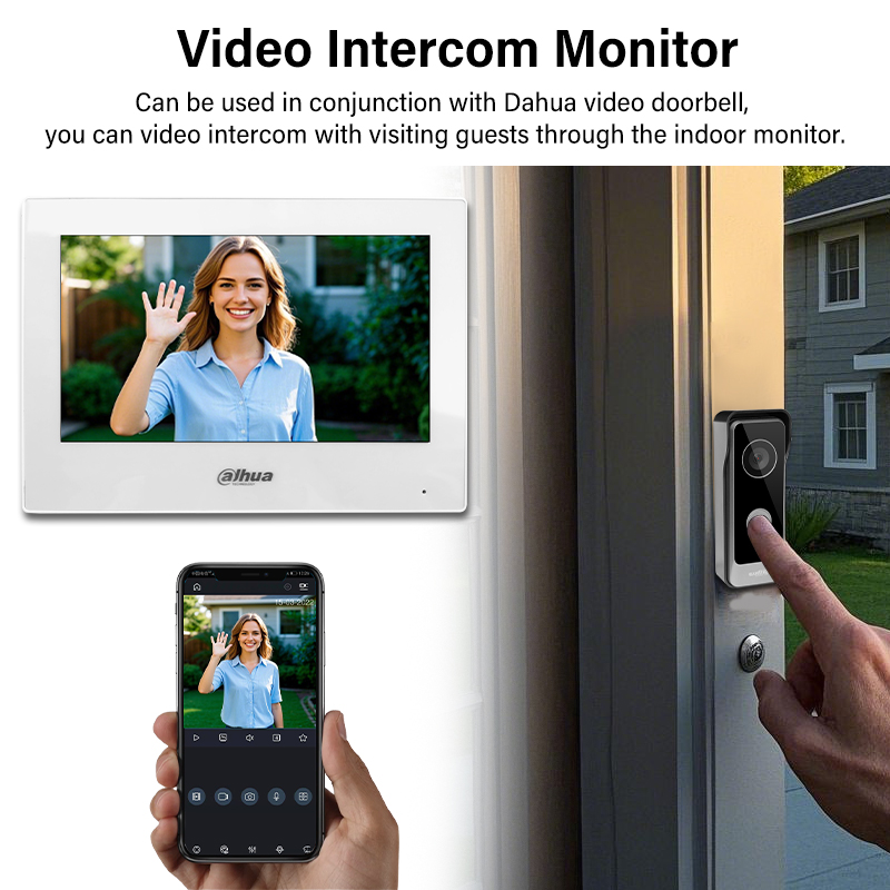 Dahua 2-Wire WiFi Indoor Monit - đánh giá và giá Smart Doorbell Wired