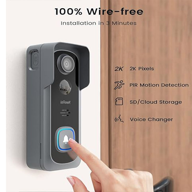 ieGeek 2K Doorbell Camera Wire - đánh giá và giá Smart Doorbell Wired