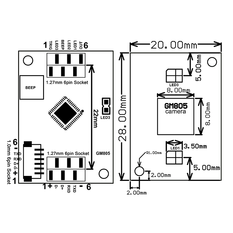 GM805 Series UART USB DC5V Bar - đánh giá và giá Home Automation Arduino