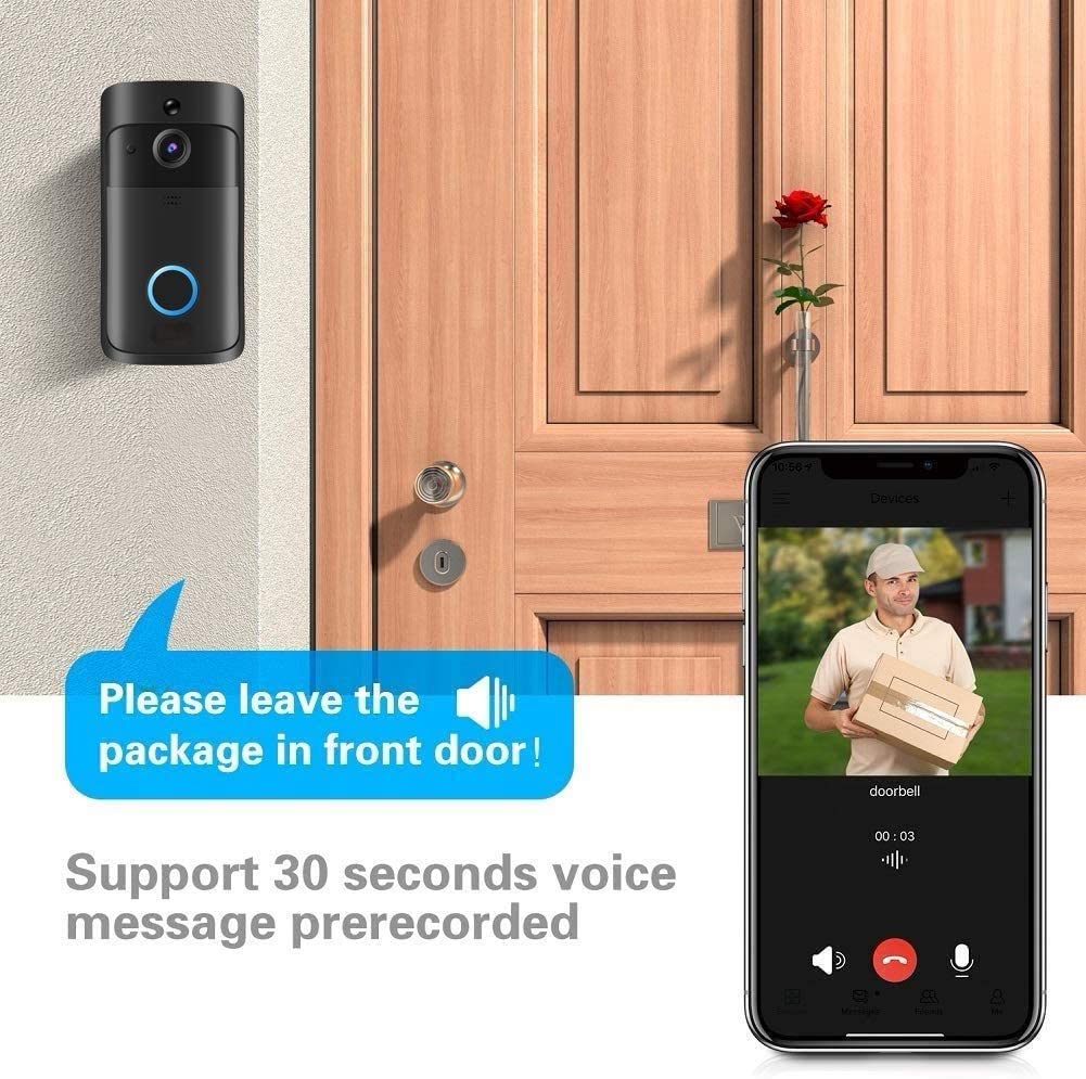 Video Doorbell Camera HD WiFi  - đánh giá và giá Smart Doorbell Wired
