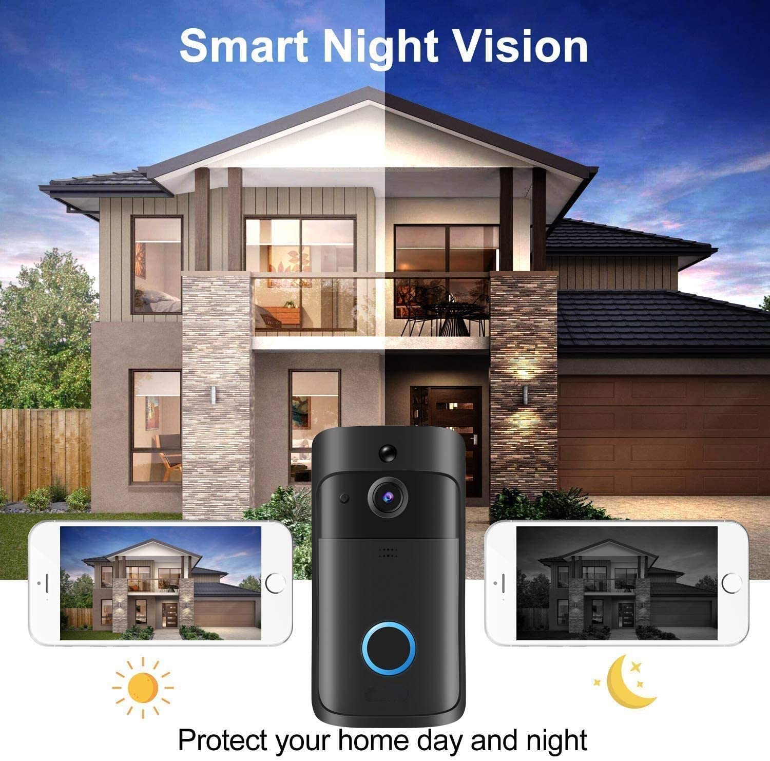 Video Doorbell Camera HD WiFi  - đánh giá và giá Smart Doorbell Wired
