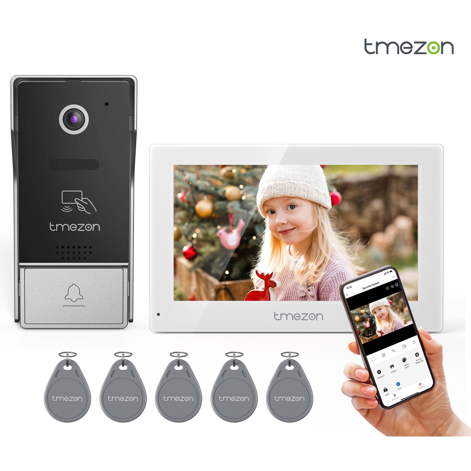 7 Inch Tuya 1080P wireless Wif - đánh giá và giá Smart Doorbell Wired