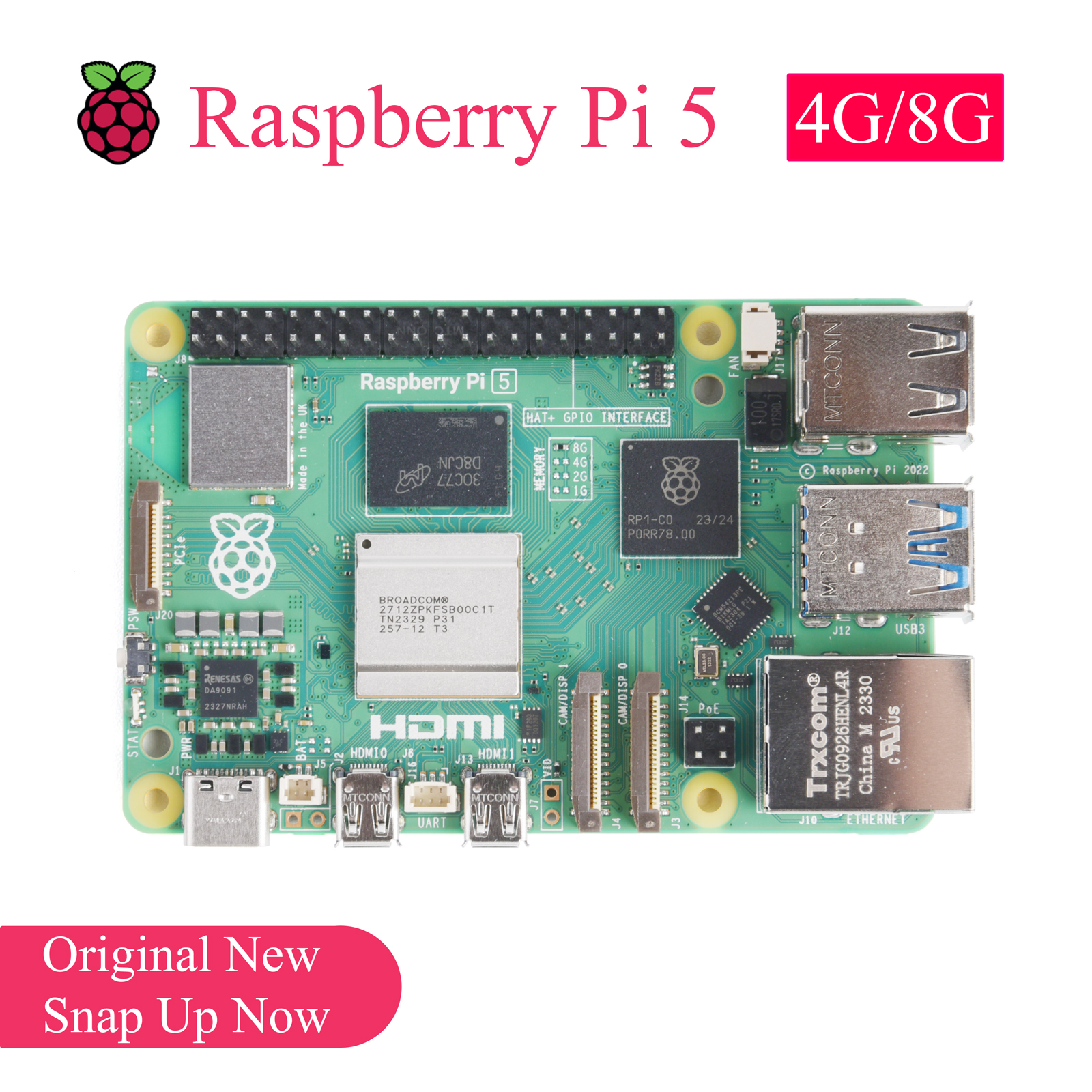 1PCS Original Raspberry Pi 5 4 - đánh giá và giá Diy Home Automation Raspberry Pi