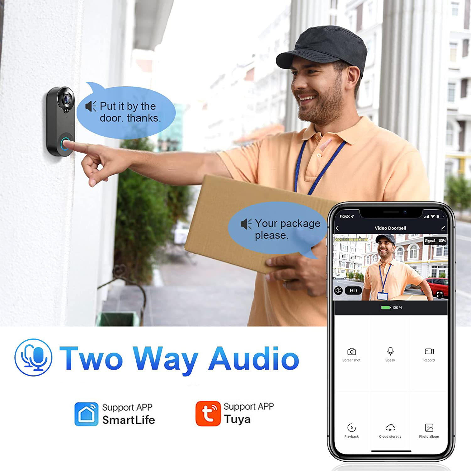 5G 2.4G WiFi Video Doorbell 10 - đánh giá và giá Smart Doorbell Wired