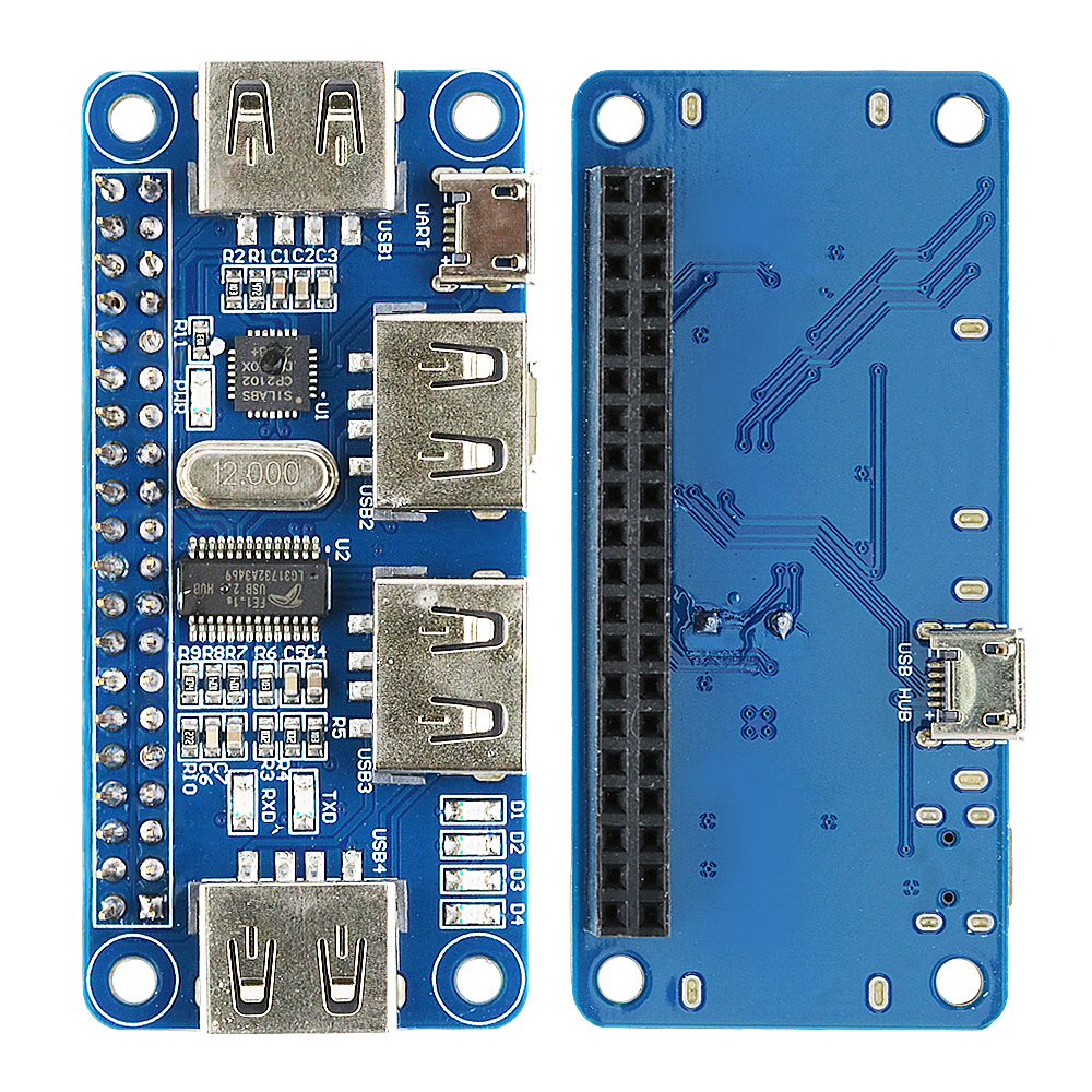 USB 2.0 Expansion Board HUB fo - đánh giá và giá Pi Zero W Board
