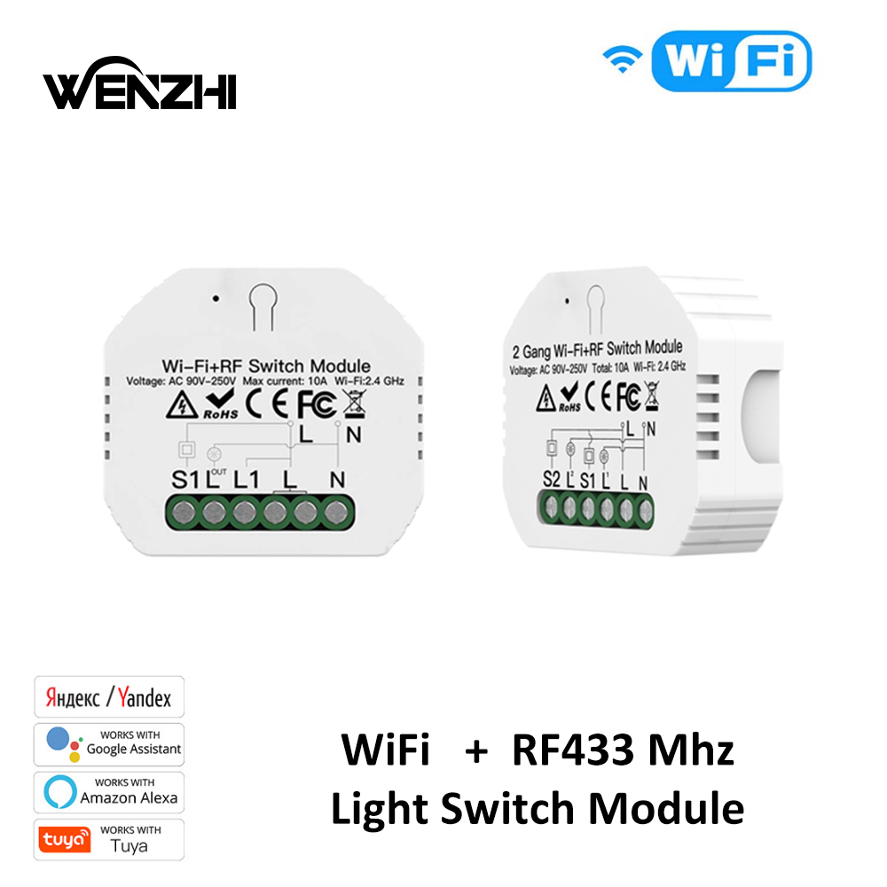 1/2Gang Light Switch DIY Modul - đánh giá và giá Home Automation Panel Diy