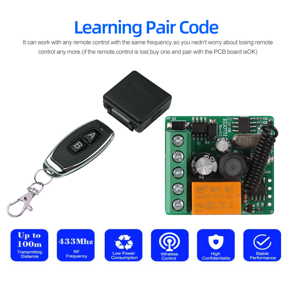 433Mhz RF Remote Control Wirel - đánh giá và giá Home Automation Diy Kit